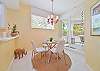 Breakfast nook off the kitchen