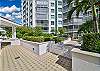 Gated, large private terrace