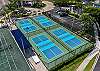 Pickle ball courts at the Club at The Dunes