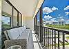 The large corner balcony from the living, and the separate master bedroom balcony offer both spectacular views from the west side to the Gulf of Mexico