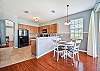 Breakfast nook off the kitchen