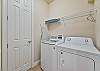 Laundry room with washer and dryer