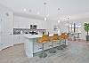 Kitchen Island with seating and dining area