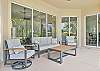 Enjoy the lake view from the screened in patio