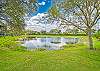 Enjoy the lake view from the screened in patio