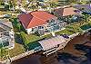 Cape Coral pool home with private dock. The canal offers River & Gulf access. 