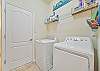 Laundry room with washer and dryer