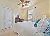 A smart TV in the fourth bedroom