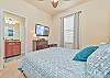 The guest suite with smart TV, queen size bed and en-suite bathroom