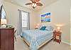 The guest suite with smart TV, queen size bed and en-suite bathroom