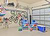 Beach chairs, umbrella & toys provided for your day at the beach. The bikes can be used with a waiver.
