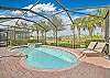 Enjoy the gorgeous lake view from the pool area
