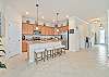Fully equipped kitchen with breakfast bar