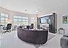 Family room with beautiful lake view
