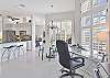 Office nook with pool and lake view!