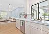 Fully equipped kitchen with island seating