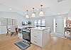 Fully equipped kitchen with island seating