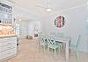 Dining area off the kitchen