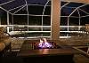 Enjoy a cozy evening around the fire pit