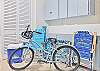 Beach chairs, cooler, umbrella and pool toys available for guests to use. The bike can be used with a signed waiver
