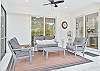Covered outdoor seating