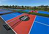 Play pickleball on one of the 12 courts of nearby Sports Challenge America