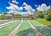 Hacienda Village amenities include: 
Clubhouse, two community swimming pools (one heated), Tennis & Pickleball courts, Bocce & Shuffleboard courts. 