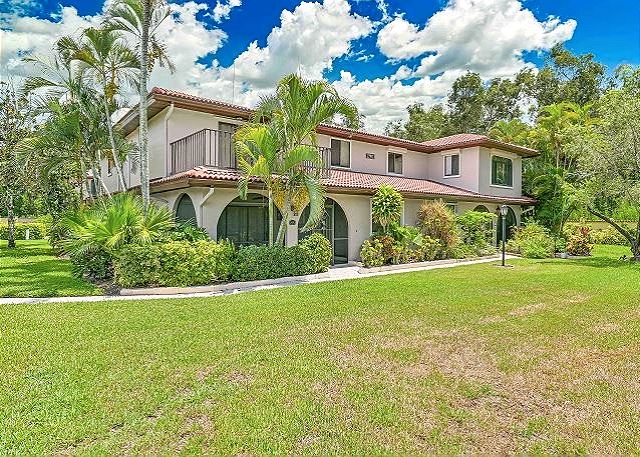 This 2 bed/2.5 bath townhome is located in Hacienda Village, a 'hidden gem' of a gated community in Bonita Springs with gorgeous Spanish style architecture, lush landscaping and a quiet style of living