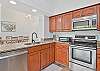 Fully equipped kitchen with granite countertops