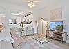 Family room with smart TV