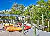 Nearby Historic downtown Bonita Springs with local restaurants like Shangri-La Springs, Riverside Park, kayak rentals and artists cottages