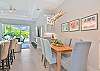 Dining area with beverage center