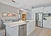 Fully equipped kitchen with island
