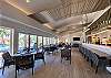 The Bay House Aqua Café for poolside dining, and resort-style pool