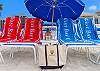West Bay Club social membership includes access to the Private Beach Club on the Gulf with Beachside Restaurant dining