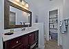 The en-suite primary bathroom
