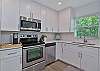 Fully equipped kitchen with island seating