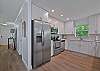 Fully equipped kitchen with island seating