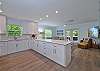 Fully equipped kitchen with island seating