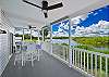 Enjoy the stunning bay view from the oversized porch