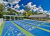 Spring Creek Village amenities include a clubhouse, heated pool & spa, tennis, pickleball, shuffleboard and bocce