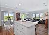 Fully equipped kitchen with island