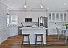 Fully equipped kitchen with island