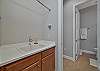 Laundry with a sink, washer and dryer