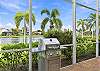 Large, screened in lanai with a lounging, seating and dining area with grill, and best feature; the gorgeous lake view!