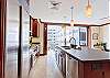 Fully equipped kitchen with all high end stainless steel appliances