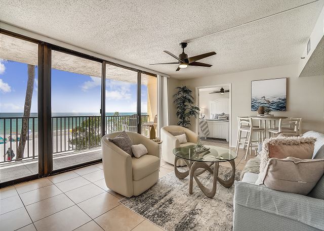 Trillium 1B Completely remodeled,  Beach Views from all rooms, top location!