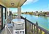 Watch dolphins, manatees or boats go by from your top floor balcony