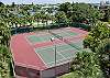 Lighted Tennis courts available for our guests.