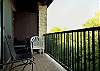 Step out onto the private balcony to take in the beautiful sights of the Comal River.